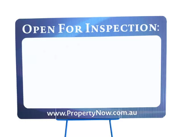 Open For Inspection Flat Sign