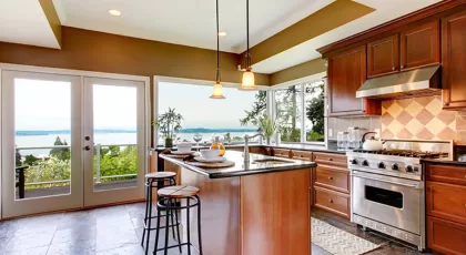 luxury kitchen interior