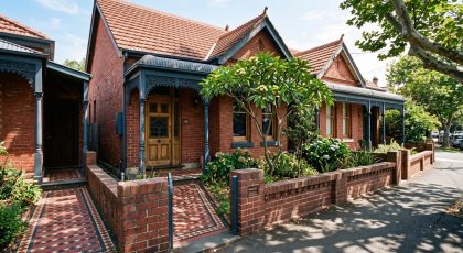 Red-brick Federation semi in an inner Sydney suburb